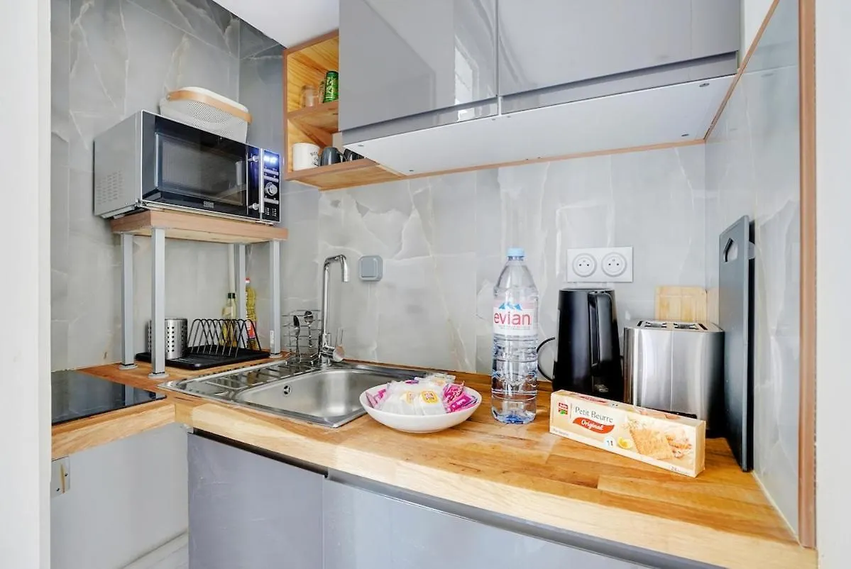 Cozy 2P Studio Batignolles 巴黎 公寓
